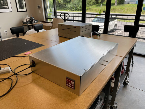 Ready-to-build empty 20" x 30" 3/32" aluminum exposure box