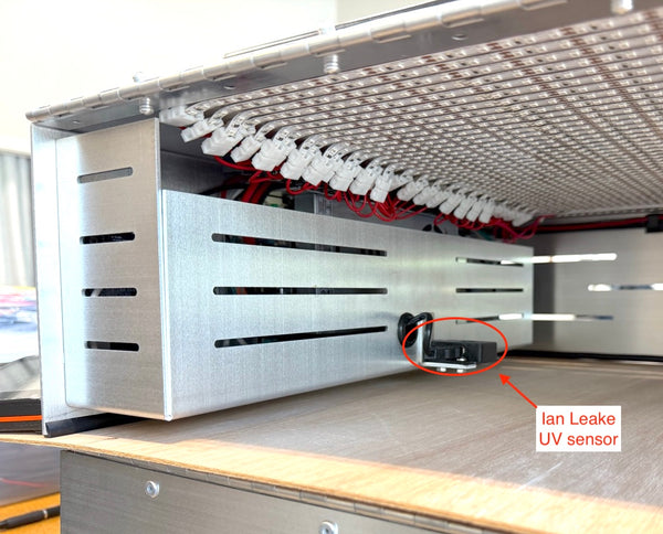 Exposure box power supply cover