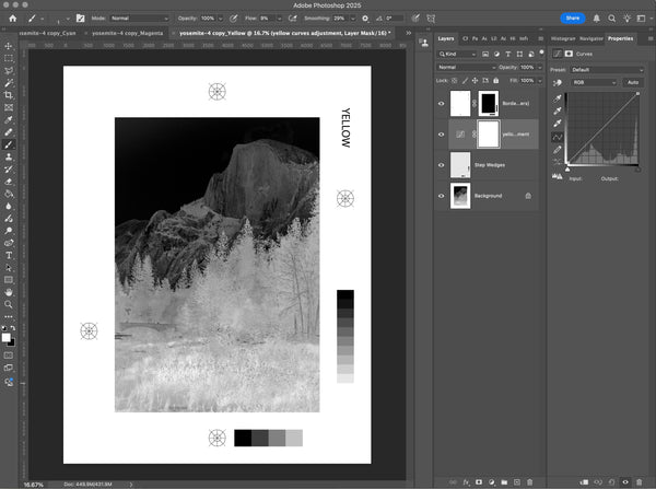 Color Separation Negatives Photoshop script